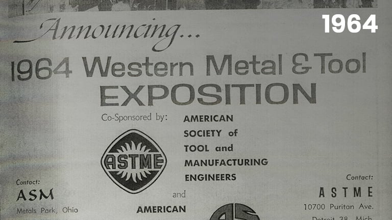 First Western Metal and Tool Exposition Conference is Held